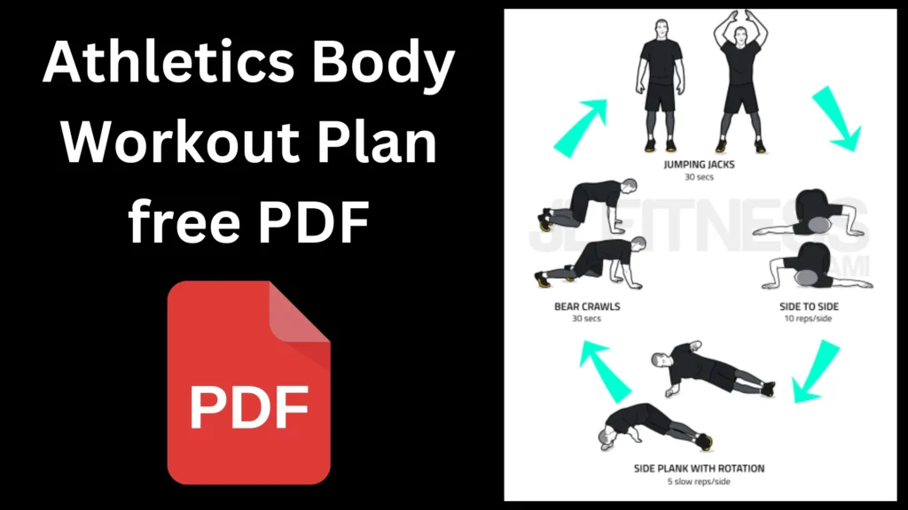 Athletic Body Workout Plan Free PDF