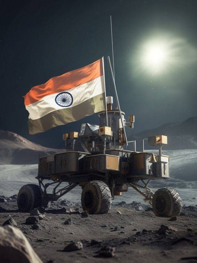 Image sent by the Chandrayaan 3