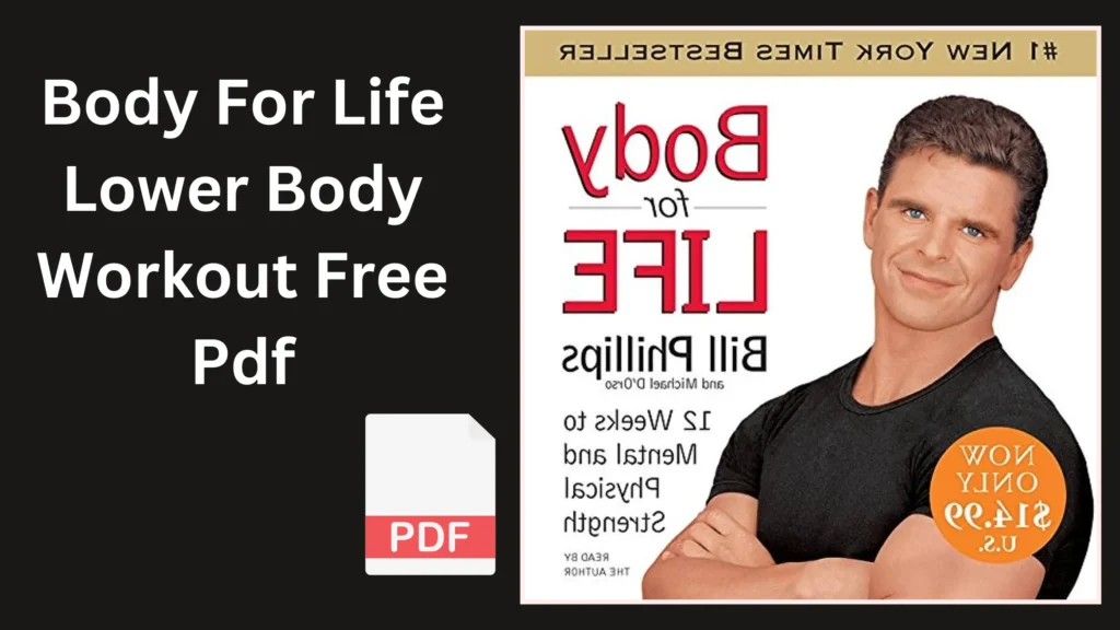 Body For Life Lower Body Workout Free Pdf