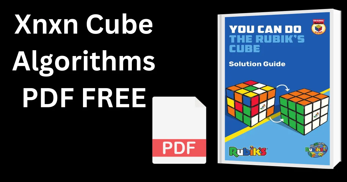 Xnxn Cube Algorithms PDF