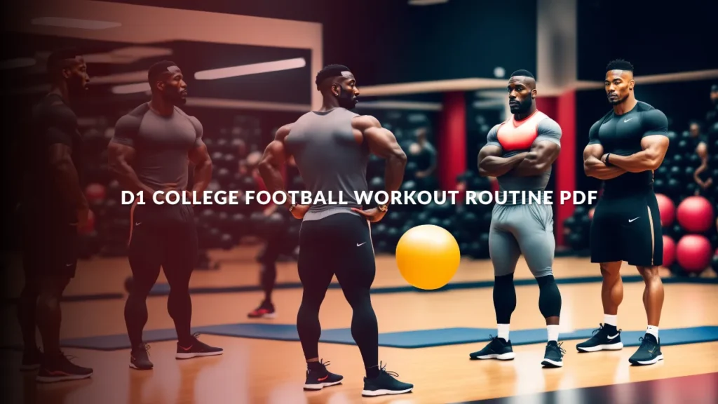 D1 College Football Workout Routine PDF