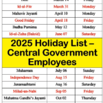 2025 holiday calendar pdf